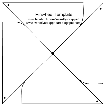 Sweetly Scrapped Make Your Own Pinwheels DIY Template