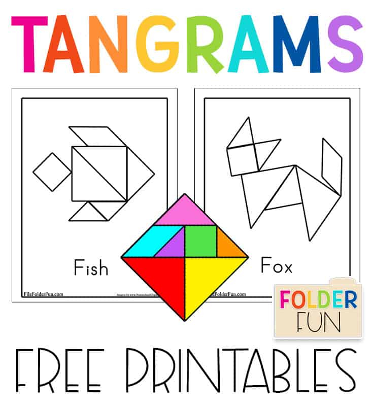 Tangrams Printable File Folder Fun