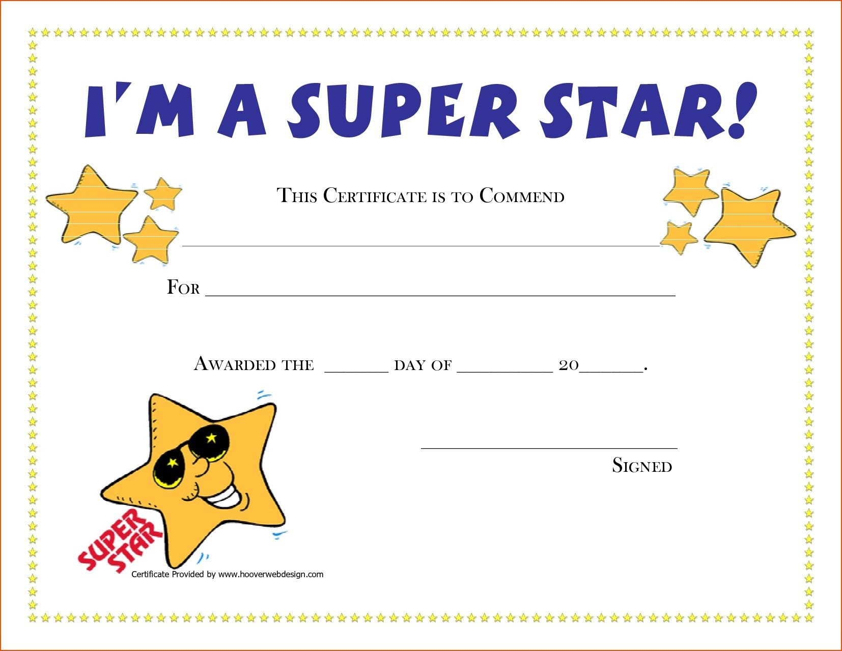 Template Certificate Blank Fresh Template Blank Award 