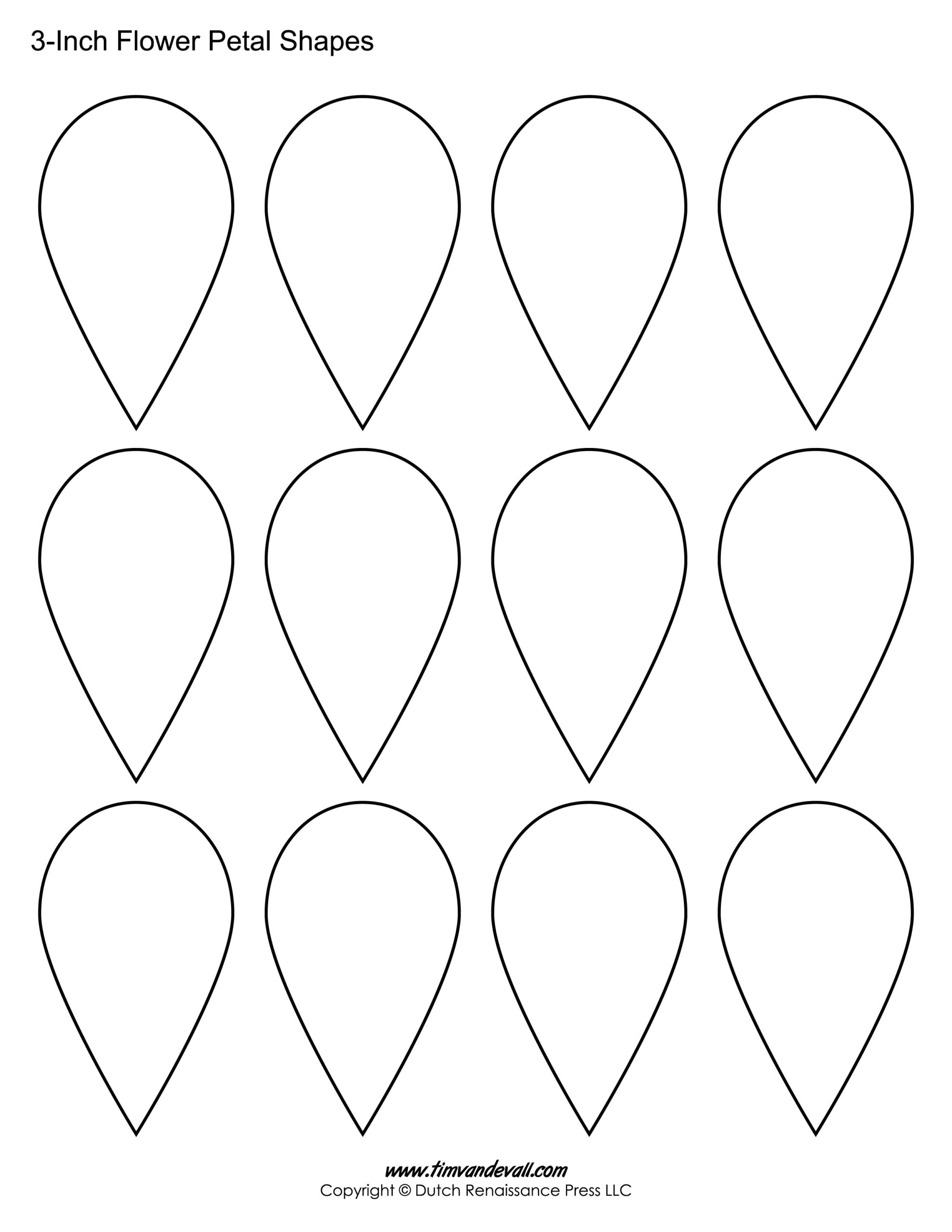 The 25 Best Flower Petal Template Ideas On Pinterest 