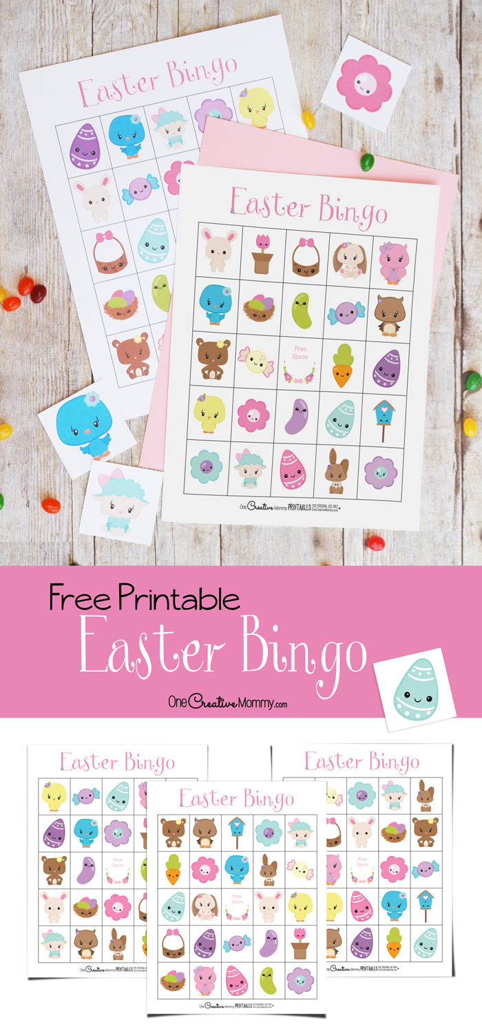 The Cutest Easter Bingo Game For Your Family 