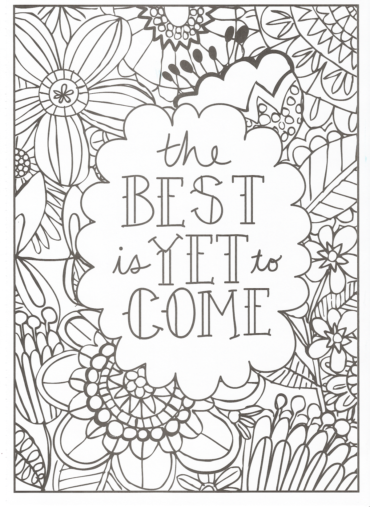 Timeless Creations Creative Quotes Coloring Page The 