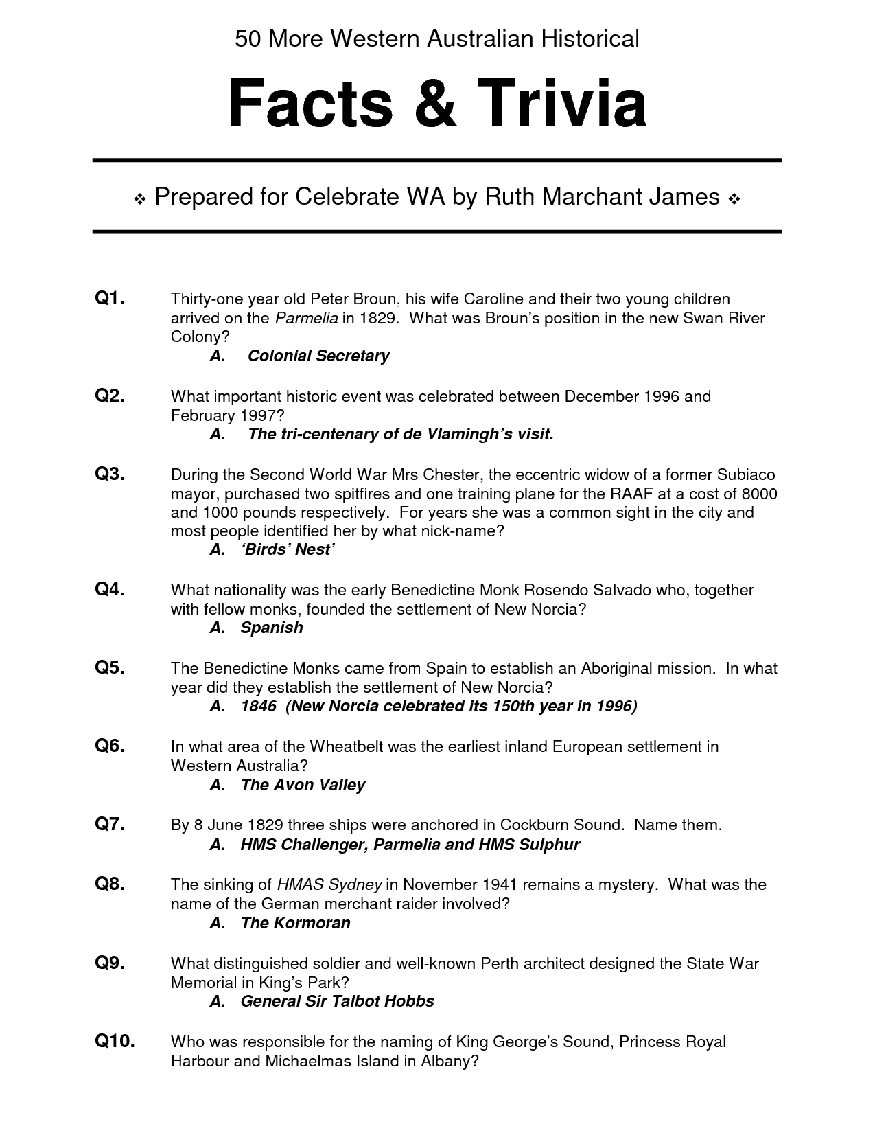 Top Free Printable Black History Trivia Questions And 