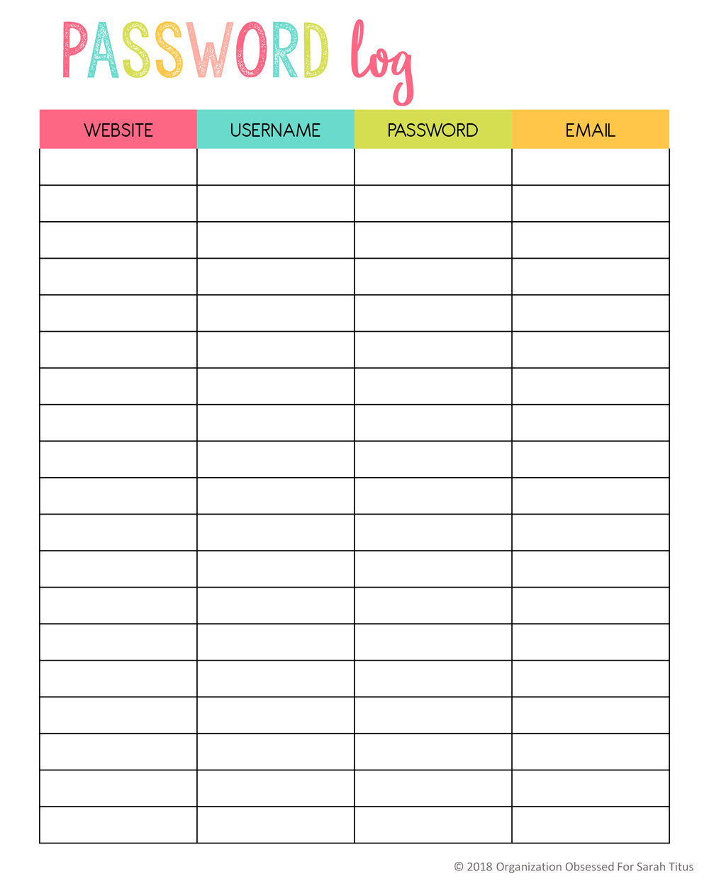 Top Password Keeper Free Printables To Download Instantly 