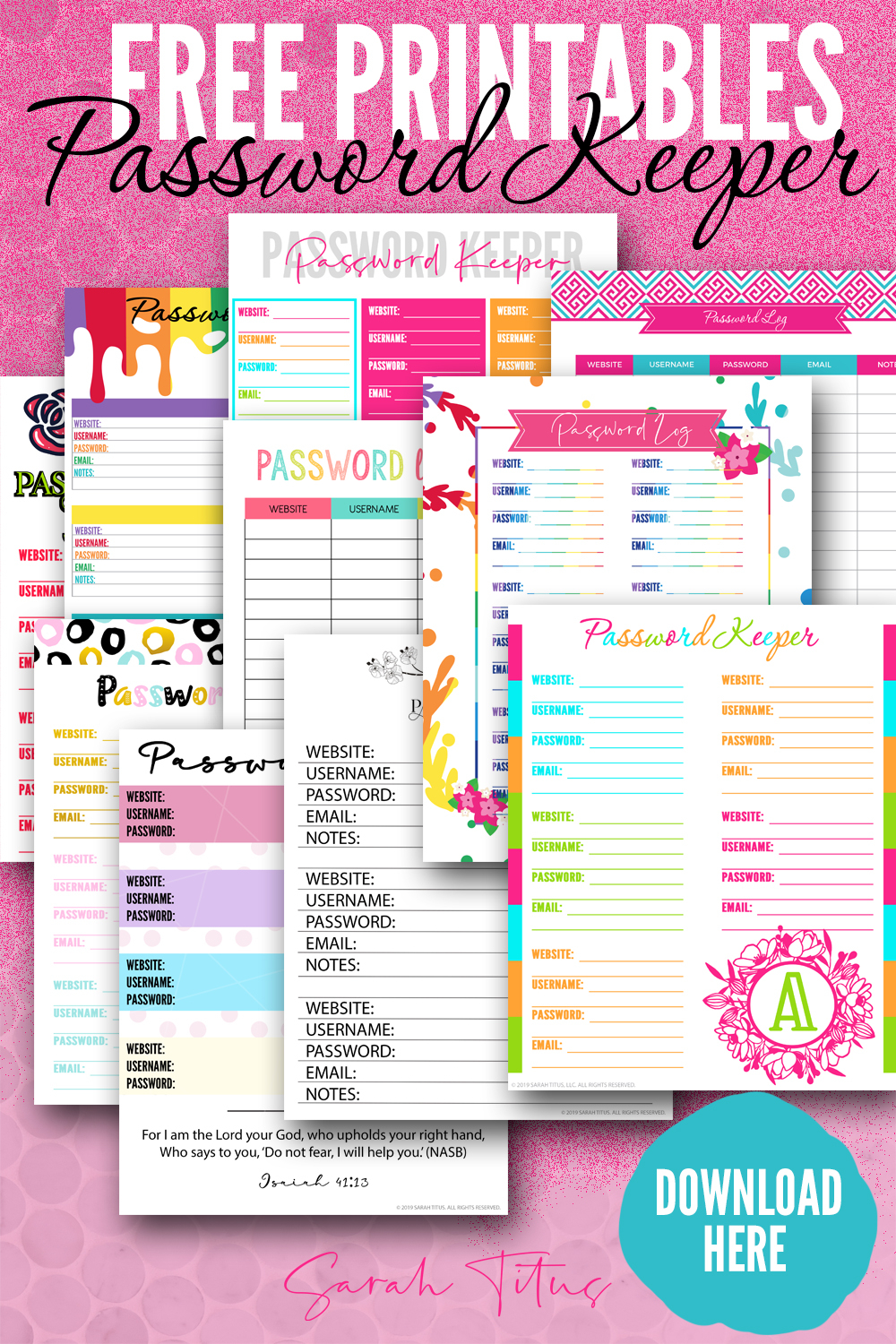 Top Password Keeper Free Printables To Download Instantly 