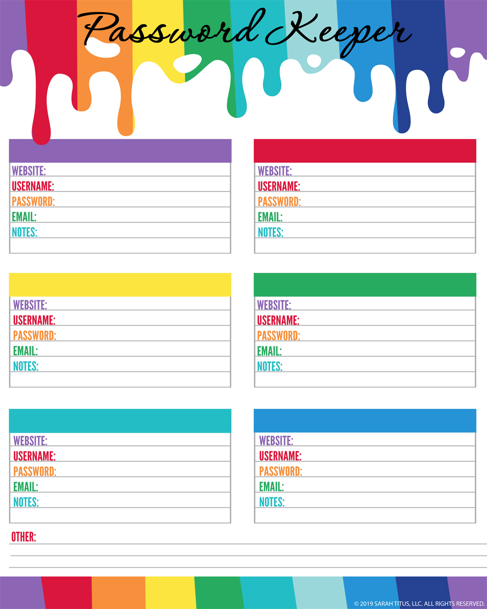 Top Password Keeper Free Printables To Download Instantly