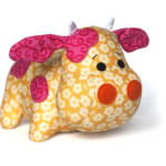 Toy Patterns By DIY Fluffies Stuffed Cow Pattern