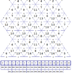 Trigons Puzzle 0 To 6 With Pointed Tips