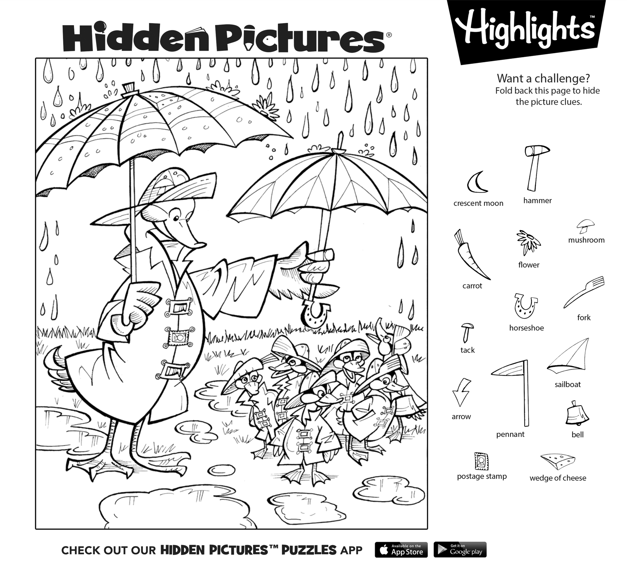 Try Solving This Hidden Pictures Puzzle Yourself Then 