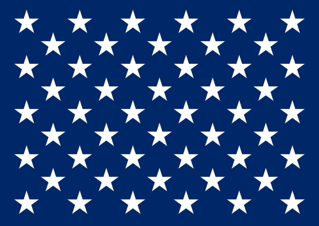 Union Jack Prior To Sept 11 2002 Star Stencil Flag
