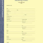 Use These Fill In The Blank Wedding Planning Worksheets To