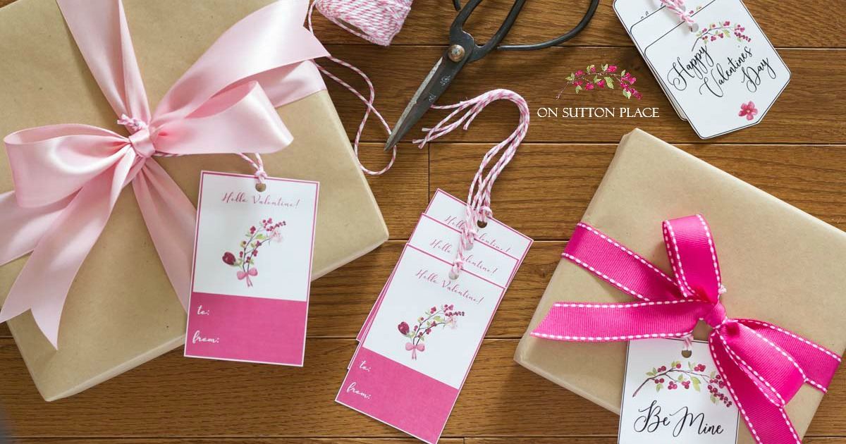 Valentine s Day Free Printable Gift Tags On Sutton Place
