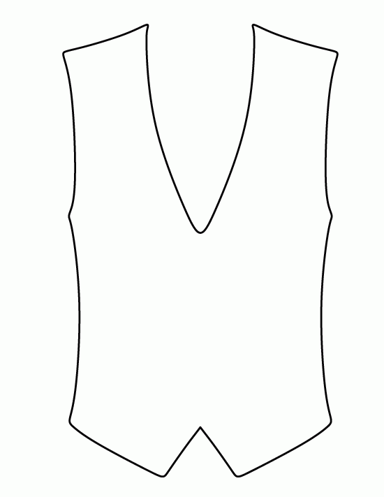 Vest Pattern Use The Printable Outline For Crafts 