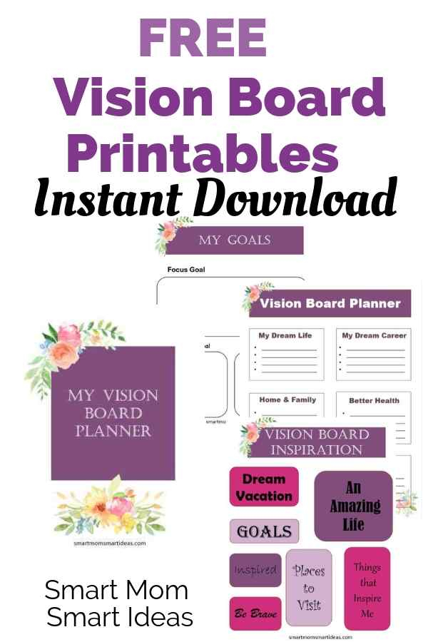 Vision Board Examples And Free Vision Board Printables 
