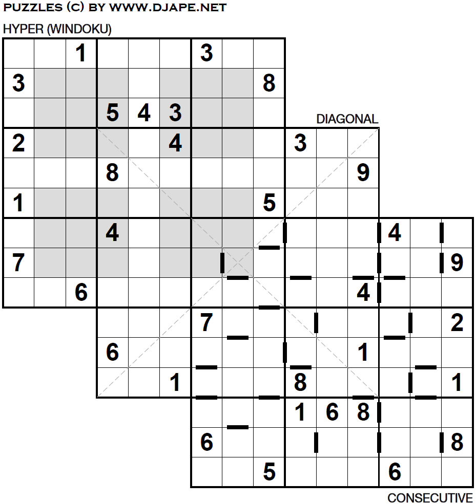 Wendy s Puzzle triple Loco Sudoku 