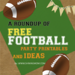 Where To Find Free Football Party Printable