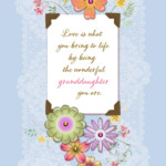 Wonderful Granddaughter Birthday Card Greeting Cards