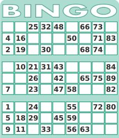 1 20 Number Bingo Cards For Kids Classroom Activities