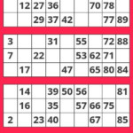 1 90 Number Bingo In 2021 Free Printable Bingo Cards