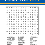 10 Free Word Search Puzzles You Can Print In 2020 Free