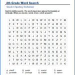 26 Fun Yet Educative 4th Grade Word Searches