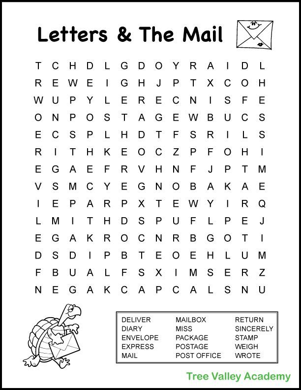 free printable word searches grade 4
