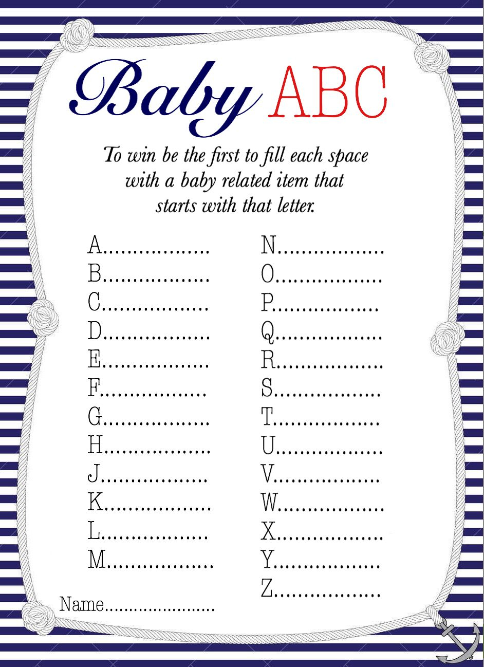 50 FREE Baby Shower Printables For A Perfect Party Abc 
