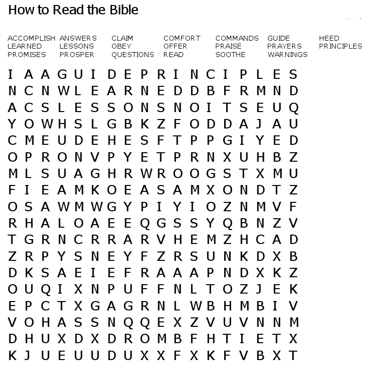 9 Best Images Of Bible Word Search Worksheets Free Bible