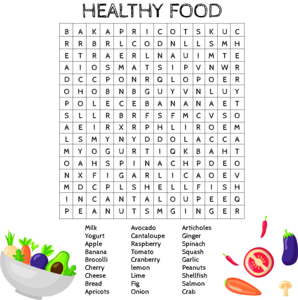 9 Best Wellness Word Search Puzzle Printable Printablee