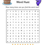 9th Birthday Word Hunt