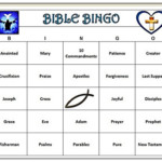 Bible Bingo Game 60 Bingo Cards Printable By