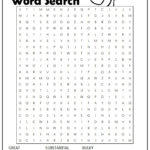 Big Words Word Search Monster Word Search