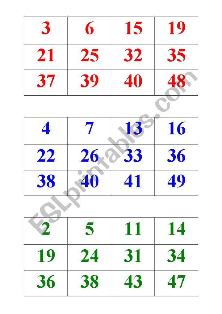 Printable Bingo Cards 1 50 - FreePrintableTM.com | FreePrintableTM.com