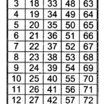 Bingo Numbers 1 75 With Images Bingo Cards Printable