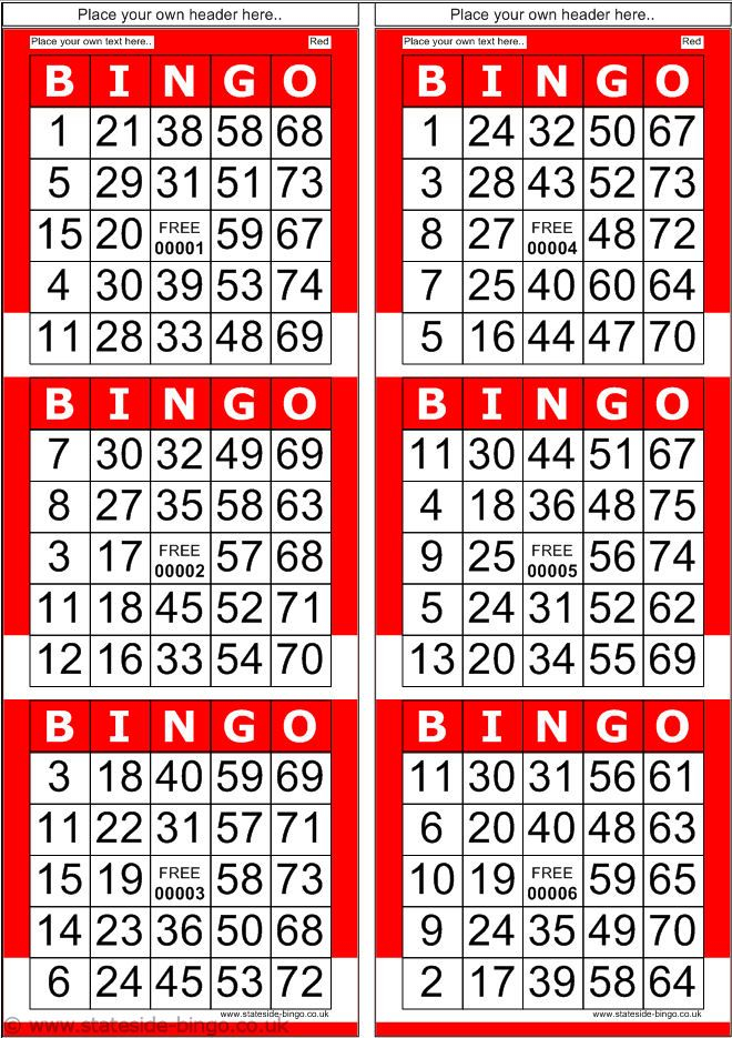 Printable Bingo Cards 0-75 - FreePrintableTM.com | FreePrintableTM.com