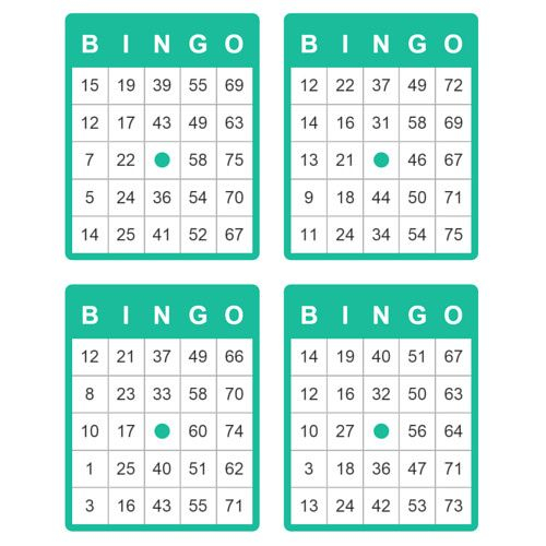 Bingokaarten Tot 75 Print Ze Gratis Uit Bingo Kaarten 