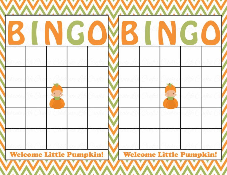 Blank Baby Shower Bingo Cards Printable Download Baby Boy 