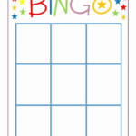 Blank Game Card Template New Family Game Night Bingo