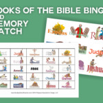 Books Of The Bible Bingo 48 Printable Cards Memory Match