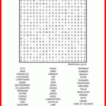Books Of The Bible II Bible Wordsearch Puzzle