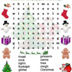 Christmas Wordsearch For Kids Part 6