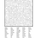 Cities Of Kenya Word Search Black History Month Words