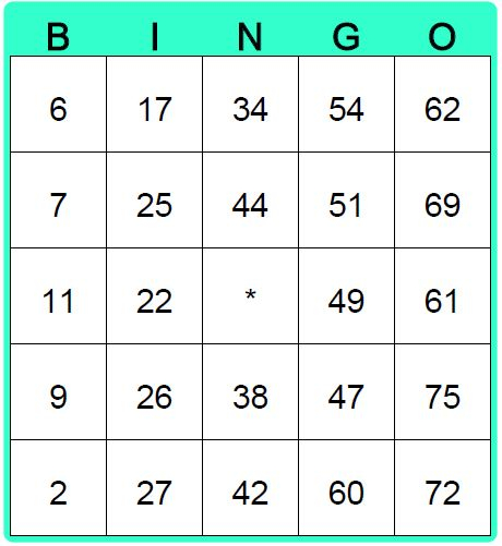 Create Blank Bingo Cards Bingo Card Maker Bingo Card