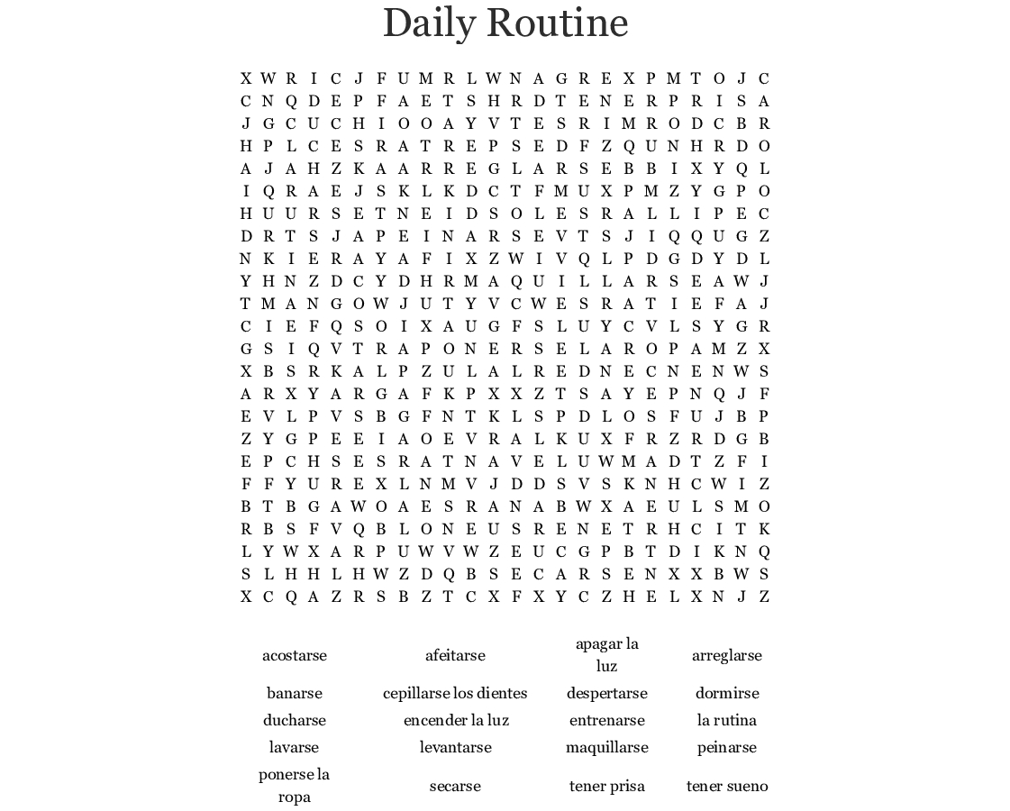 Daily Word Search Puzzle Frith Has Brought Us Another 