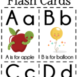 DIY Alphabet Flash Cards FREE Printable Extreme