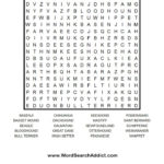 Dog Breeds Printable Word Search Puzzle Word Search