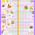 Easter Crossword Puzzle With Key Worksheet Free ESL