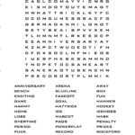 Easy Printable Word Searches For Adults Word Search