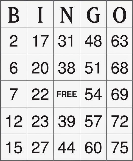 Printable Bingo Cards 1 60 Printable Word Searches