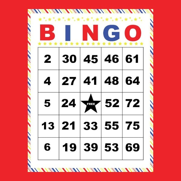 Fan Printable Number Bingo Cards Lauren Blog